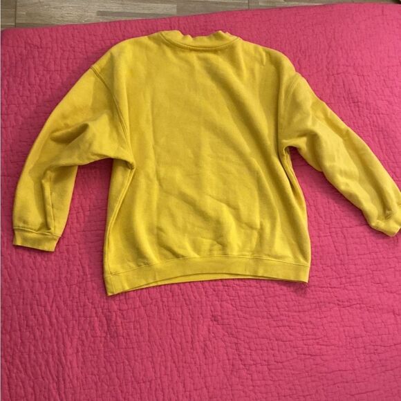 PLAYBOY Men's Crewneck Sweater in Vibrant Yellow, S - Picture 8 of 9